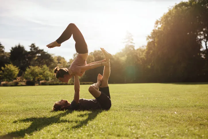 couple yoga for begginers 